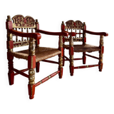 Set of two armchairs