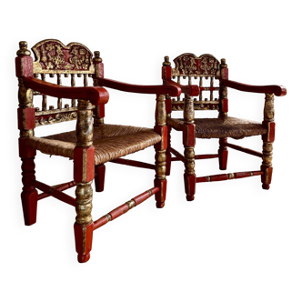 Lot de deux fauteuils