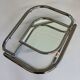 Vintage tubular coffee table with glass top, Italian design Morex, 70s