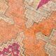 Pink & Orange Oriental Pattern Turkish Runner Rug, 90x306Cm