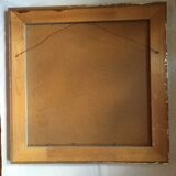 Square mirror silver 74x74cm
