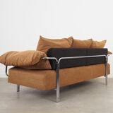 Brown sofa, Danish design, 1970s, production: Denmark