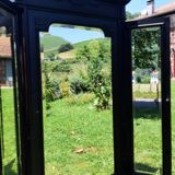 Dressmaker's cabinet with beveled triptych mirrors. (Mirror cabinet)