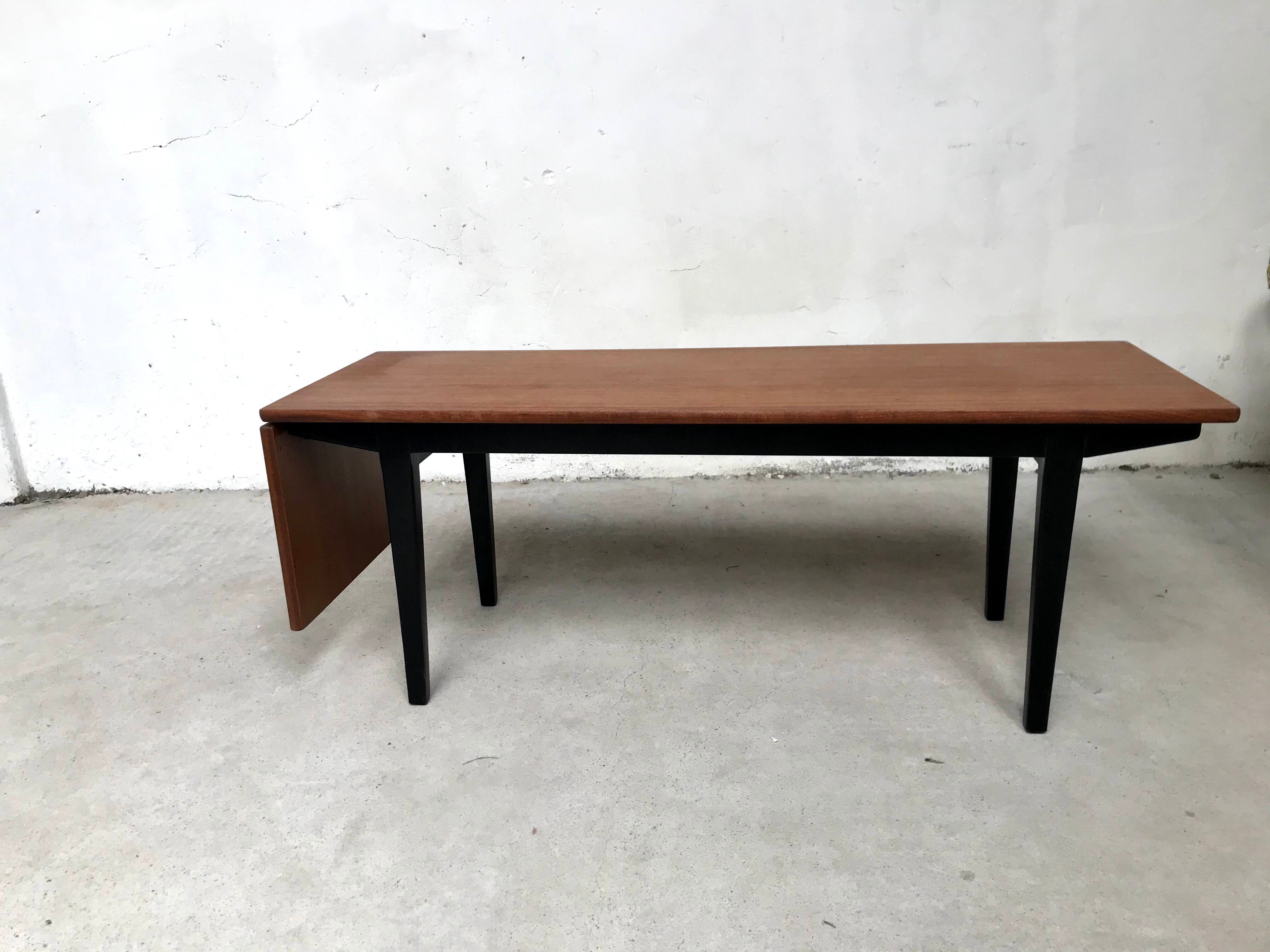 Coffee table with Nathan Quality 60s extension