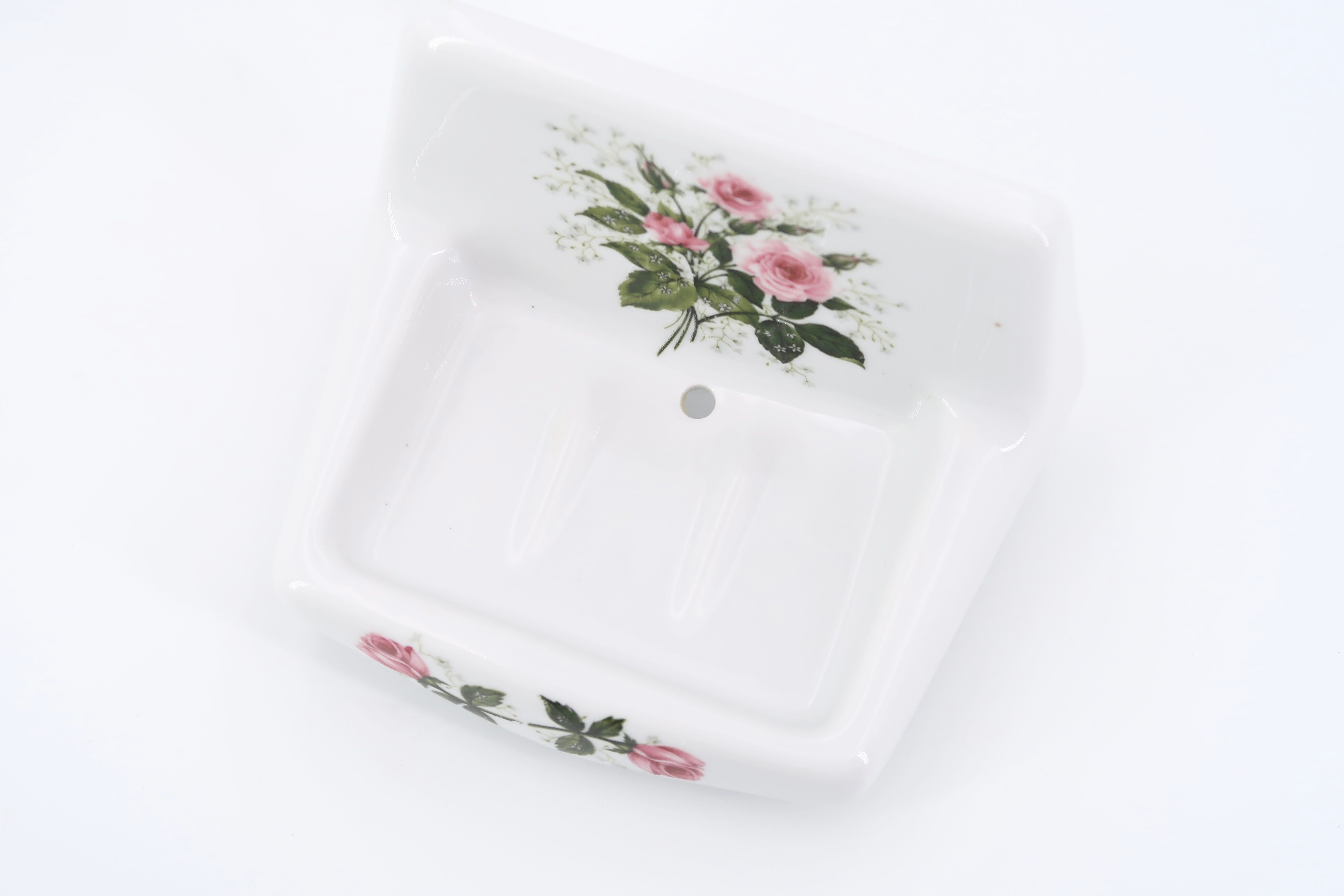 Wall soap holder in porcelain of the Champs Elysées Paris