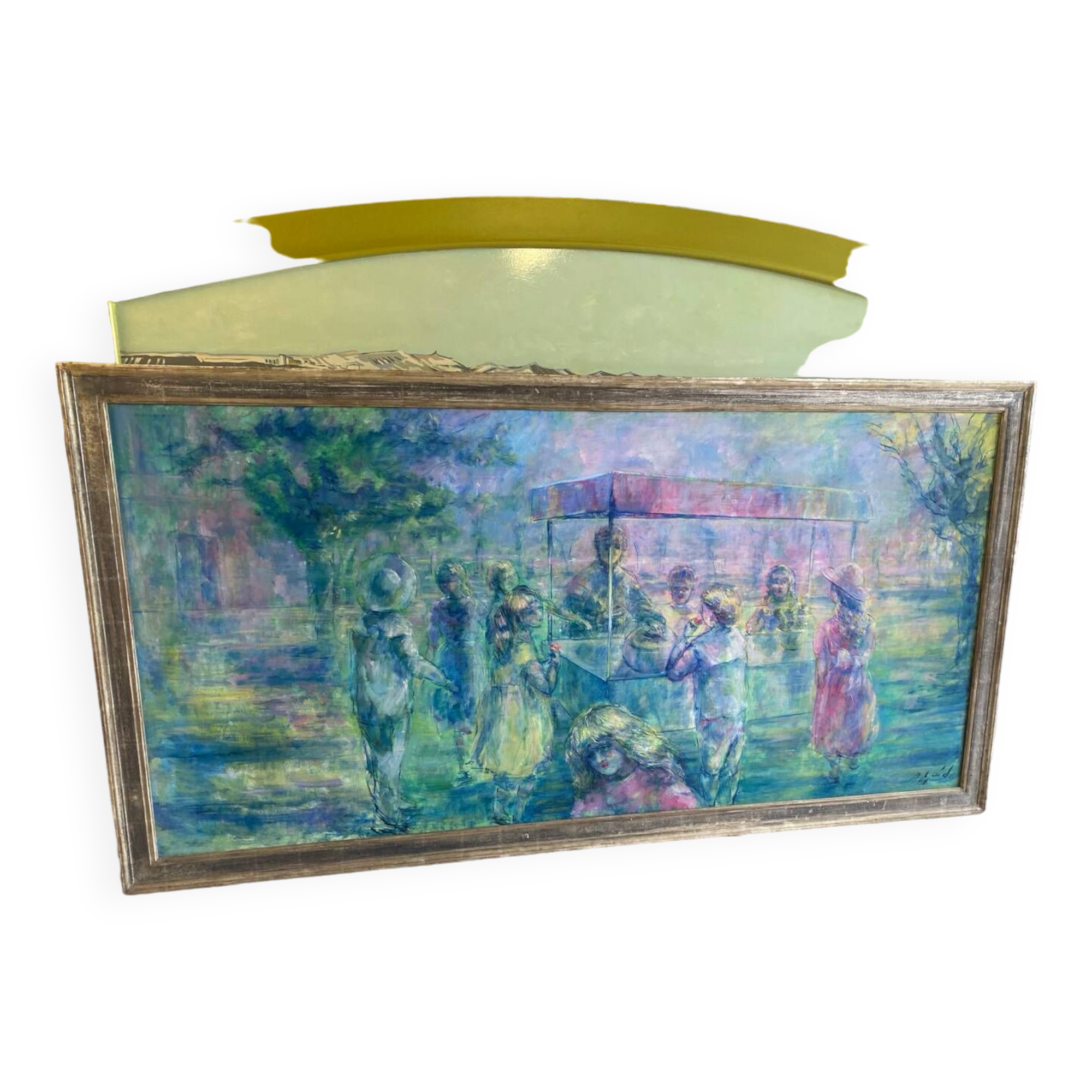 Oil painting painting