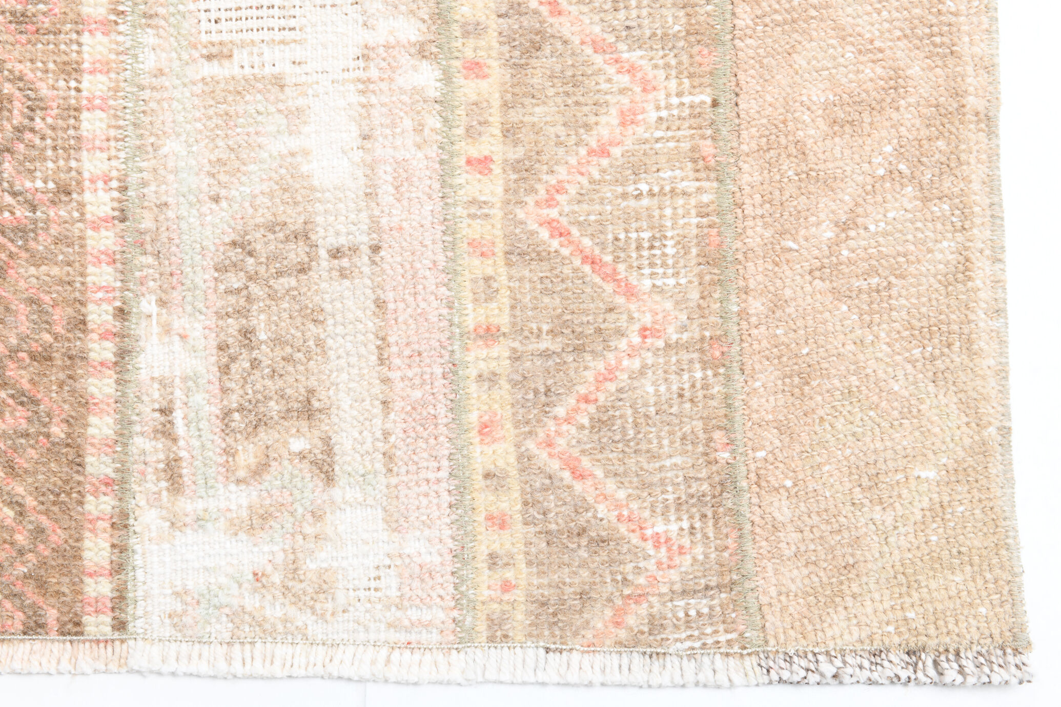 2x9 narrow vintage runner rug, 282x70cm