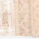 2x9 narrow vintage runner rug, 282x70cm