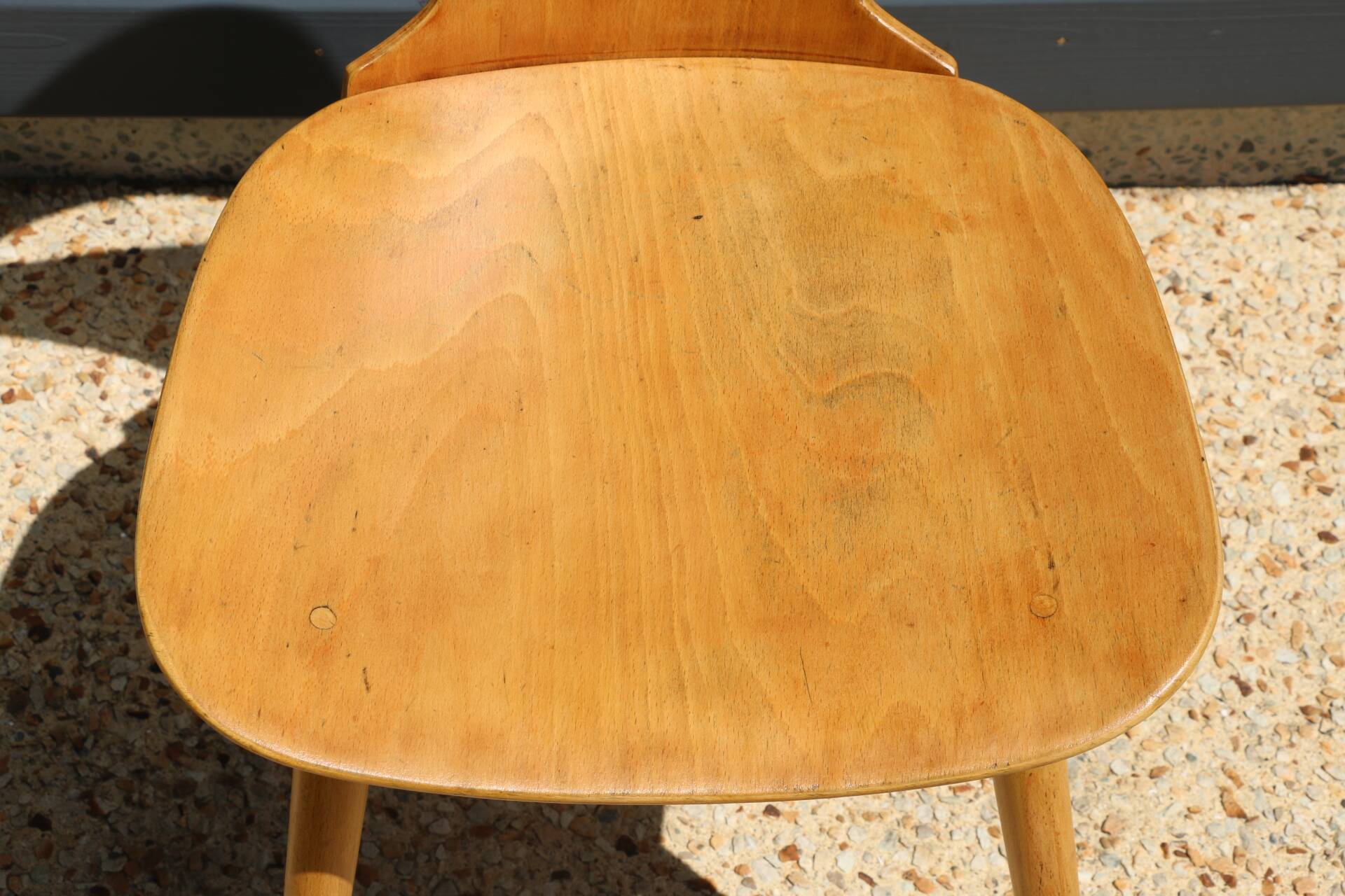 6 BAUMANN V2 chairs in light beech