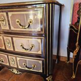 Small St Louis XIV curved chest of drawers Maison Jansen