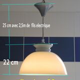 Hanging lamp opaline white 30