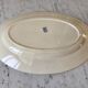 Flat oval Badonviller blue klein 30s