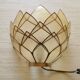 Paire d'appliques lotus