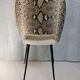 1960s barrel chair, art restoration