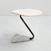 Side table with marble base La Palma, 1980