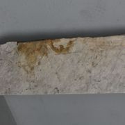 Old fireplace in white marble veined Louis XVI