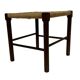 Vintage Wooden Stool With Rope Seat 60s Minimalist