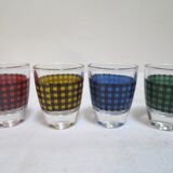 Decanter and eight glasses year 50