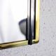 Vintage brass mirror, 45x29 cm