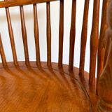 Paire de fauteuils anglais Windsor à barrettes (années 60)