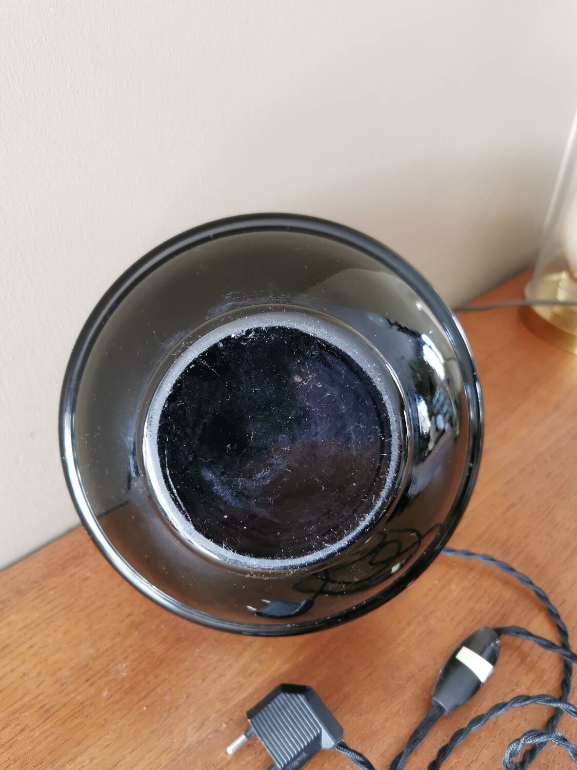 Art Deco ball lamp base