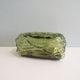 Mid-century brutalist green glass wall lamp by Erco, Germany 1960-1970.Model 54048.