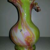 Vase Clichy puffed glass speckled