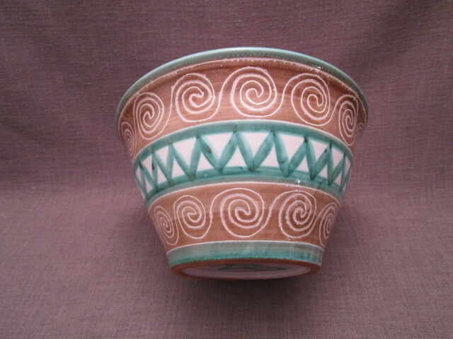 Vallauris ceramic salad bowl by RP / Robert Picault
