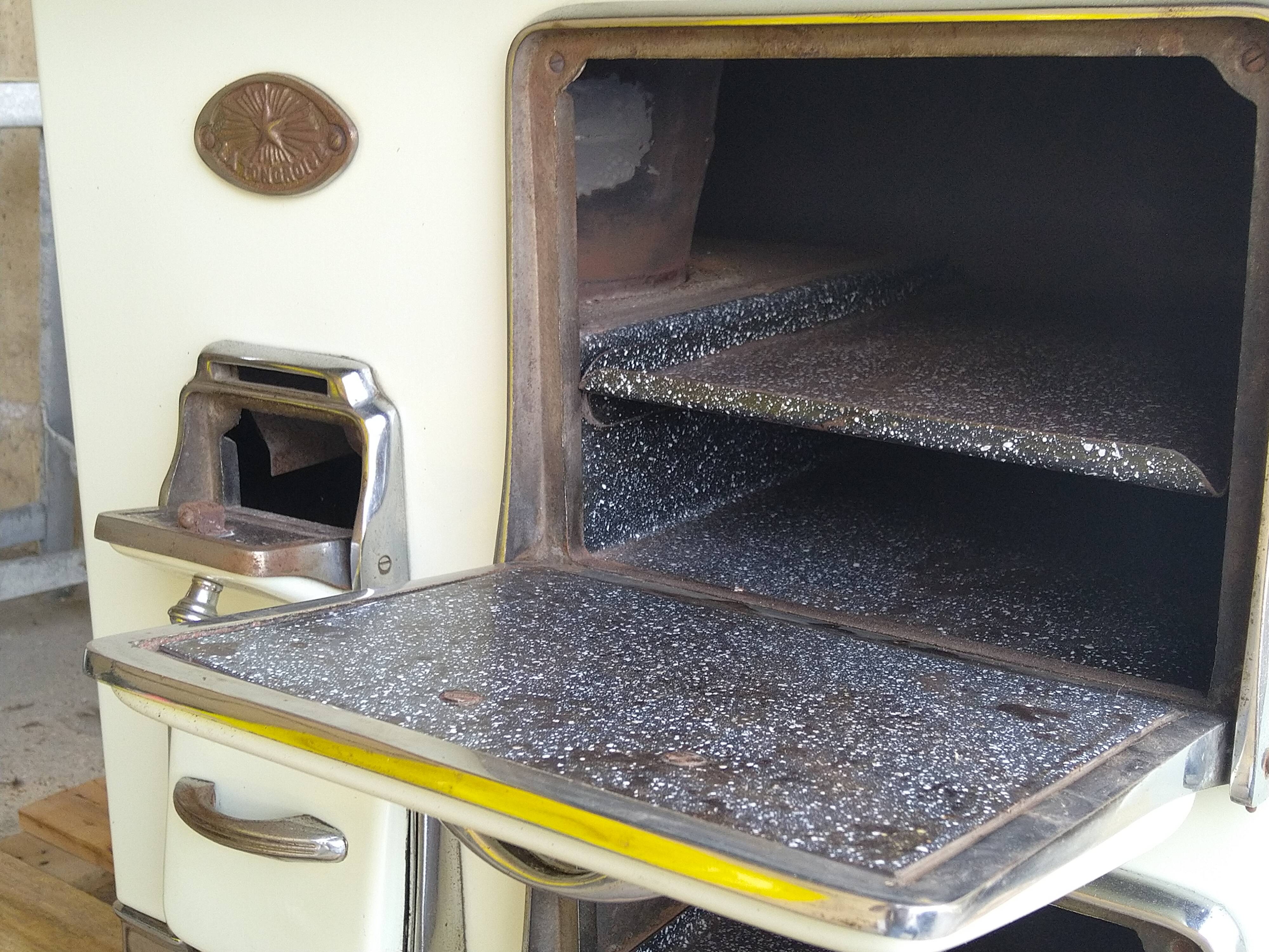 Industrial wood stove with oven - La Tongroise
