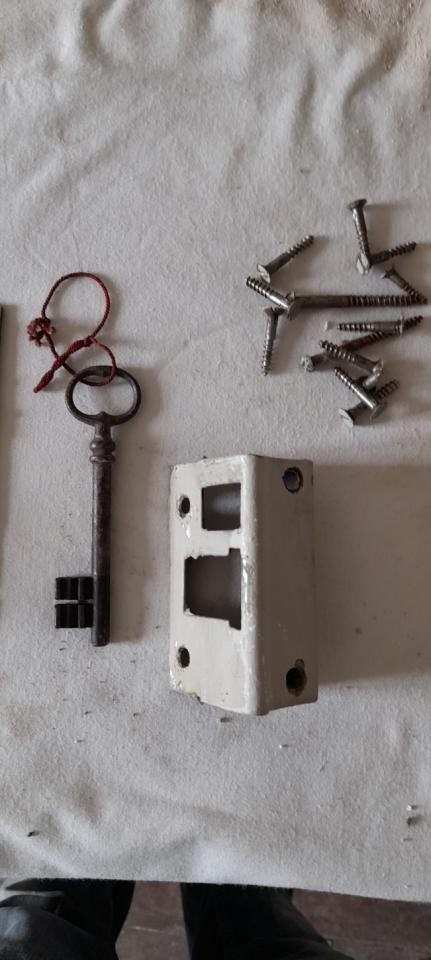 Old carpenter's interior door