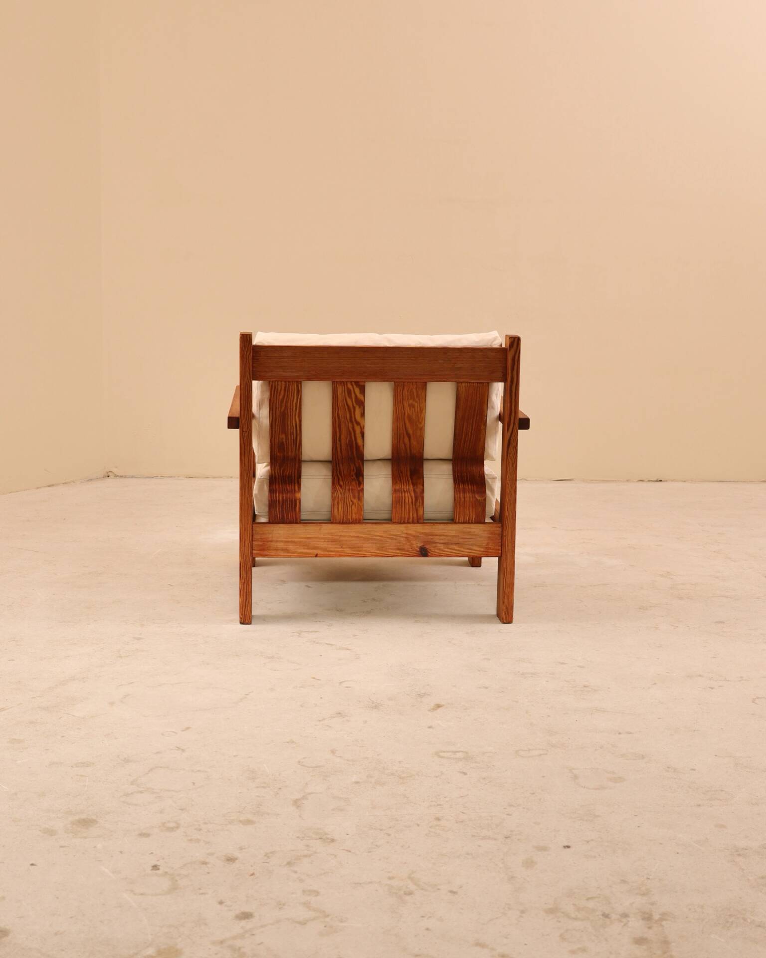 Pine armchair, 1970s