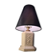 pretty cracked ceramic lamp 1920 to 30 with original inter backelite electricity its function