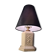 pretty cracked ceramic lamp 1920 to 30 with original inter backelite electricity its function