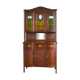China buffet stained glass Art Nouveau 1900 vintage
