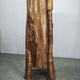 1960s French Brutalist Sculptural Solid Elm Wood Tree Trunk Cabinet