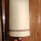 Ceramic and aluminum table lamp / design 20 th century