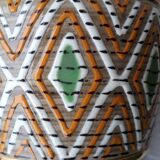 Signed stoneware vase