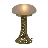 Brass table lamp, 1900s