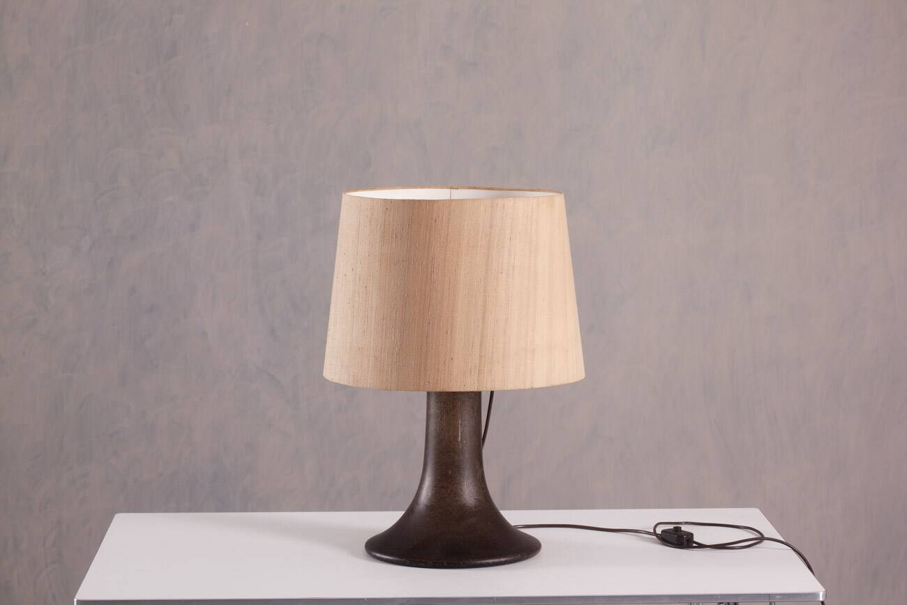 Vintage Murano glass table lamp by Peill & Putzler, Germany 1970s