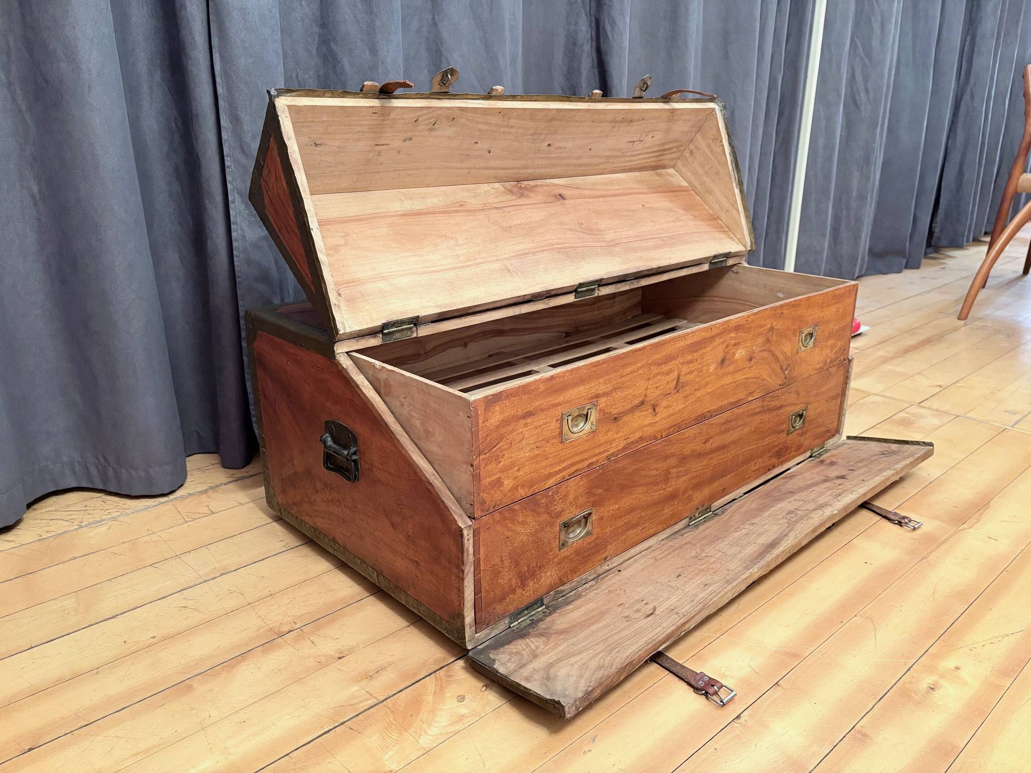 French officer's cabin trunk, mid-19th century