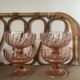 4 Rosaline Luminarc France ice cream cups