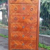 Louis XVI style inlaid chiffonier