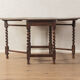 Antique gateleg table from the 1920s, solid oak