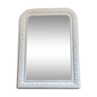 Louis Philippe mirror late 19th century. White. 90x65.