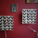 Two vintage Ikea wall lights