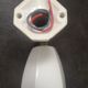 Applique ancienne porcelaine blanche salle de bain art déco 1930 tulipe opaline