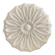 Plafonnier en verre opalin pressé tchécoslovaque du milieu du siècle 1950 - 1970