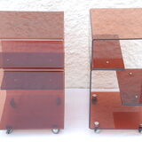 Michel Dumas bedside tables from the 70s