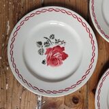 Lot n°2 de 6 assiettes à dessert Germaine de Badonviller