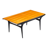 Table à manger T4 Alfred Hendrickx en hêtre Belform Belgique 1958